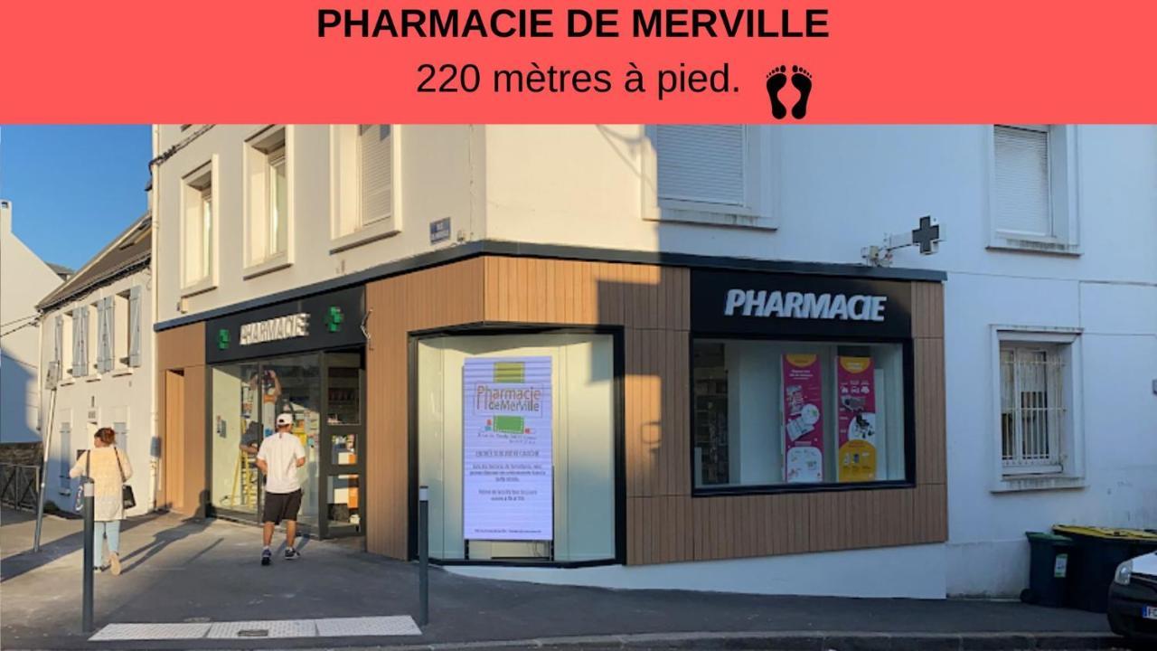 Centre Ville - Lumineux - Fibre Internet Haut Debit - Route Des Plages 로리앙 외부 사진